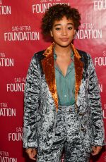 AMANDLA STENBERG at Sag-aftra Foundation The Hate U Give Screening in Los Angeles 12/05/2018