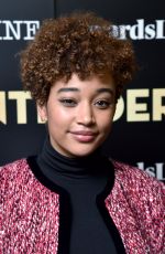 AMANDLA STENBERG at The Hate U Give Presentation at Contenders New York 12/01/2018