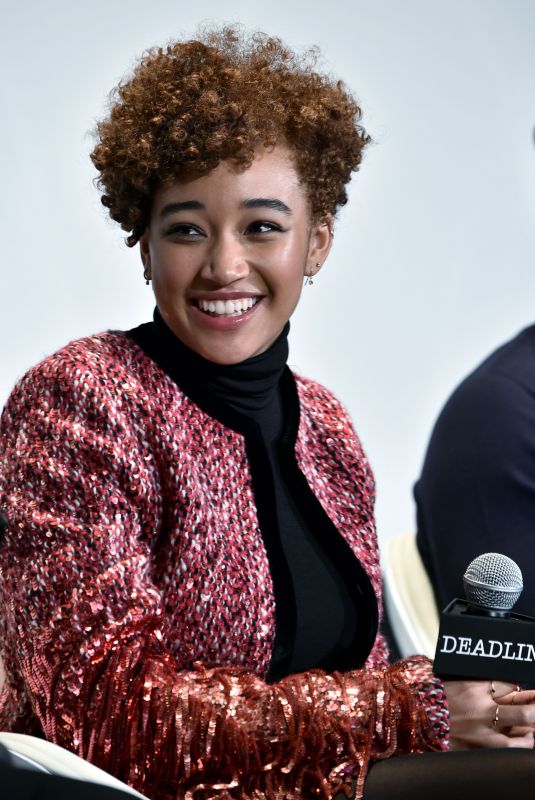 AMANDLA STENBERG at The Hate U Give Presentation at Contenders New York 12/01/2018