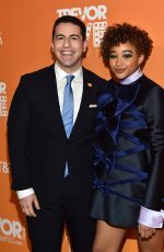 AMANDLA STENBERG at Trevorlive in Los Angeles 12/02/2018