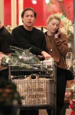 AMBER HEARD and Vito Schnabel Out Shopping in Los Angeles 12/21/2018