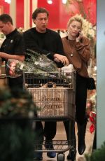 AMBER HEARD and Vito Schnabel Out Shopping in Los Angeles 12/21/2018