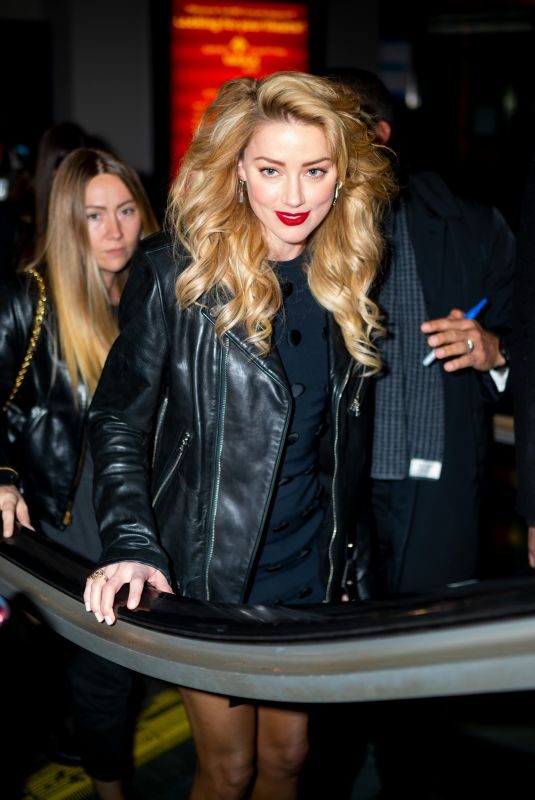 AMBER HEARD Arrives at Aquaman Premiere in New York 12/01/2018