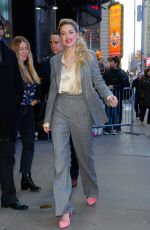 AMBER HEARD Arrives at Good Morning America in New York 12/05/2018