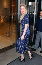 AMBER HEARD Arrives at Live with Kelly and Ryan in New York 12/05/2018