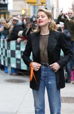 AMBER HEARD at AOL Build Series Studio in New York 12/03/2018