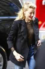 AMBER HEARD at AOL Build Series Studio in New York 12/03/2018