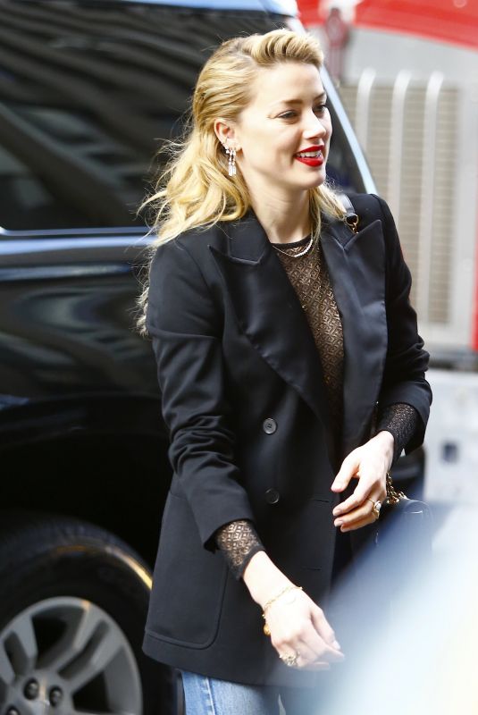 AMBER HEARD at AOL Build Series Studio in New York 12/03/2018