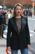 AMBER HEARD at AOL Build Series Studio in New York 12/03/2018