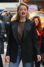 AMBER HEARD at AOL Build Series Studio in New York 12/03/2018
