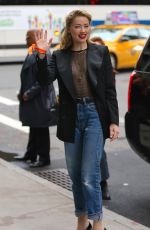 AMBER HEARD at AOL Build Series Studio in New York 12/03/2018