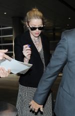 AMBER HEARD at LAX Airport in Los Angeles 12/12/2018