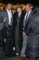AMBER HEARD at NBC Studios in New York 12/06/2018