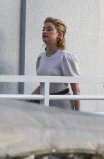 AMBER HEARD Leaves Univision Studios in Miami 12/14/2018