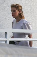 AMBER HEARD Leaves Univision Studios in Miami 12/14/2018
