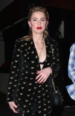 AMBER HEARD Night Out in Beverly Hills 12/18/2018