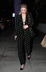 AMBER HEARD Night Out in Beverly Hills 12/18/2018