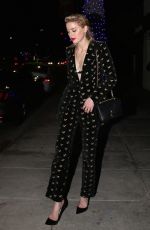 AMBER HEARD Night Out in Beverly Hills 12/18/2018