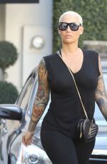 AMBER ROSE Leaves Epione in Beverly Hills 12/11/2018