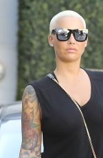 AMBER ROSE Leaves Epione in Beverly Hills 12/11/2018