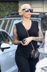 AMBER ROSE Leaves Epione in Beverly Hills 12/11/2018