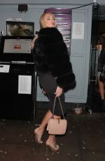 AMBER TURNER at Faces Nightclub in London 12/15/2018