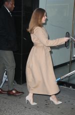 AMY ADAMS Arriives at Good Morning America in New York 12/19/2018
