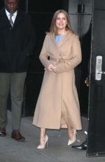 AMY ADAMS Arriives at Good Morning America in New York 12/19/2018