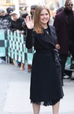 AMY ADAMS Arrives at Build Series in New York 12/19/2018