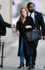 AMY ADAMS Arrives at Jimmy Kimmel Live in Los Angeles 12/13/2018