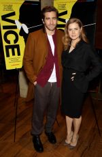 AMY ADAMS at Vice Movie Special Reception in New York 12/20/2018
