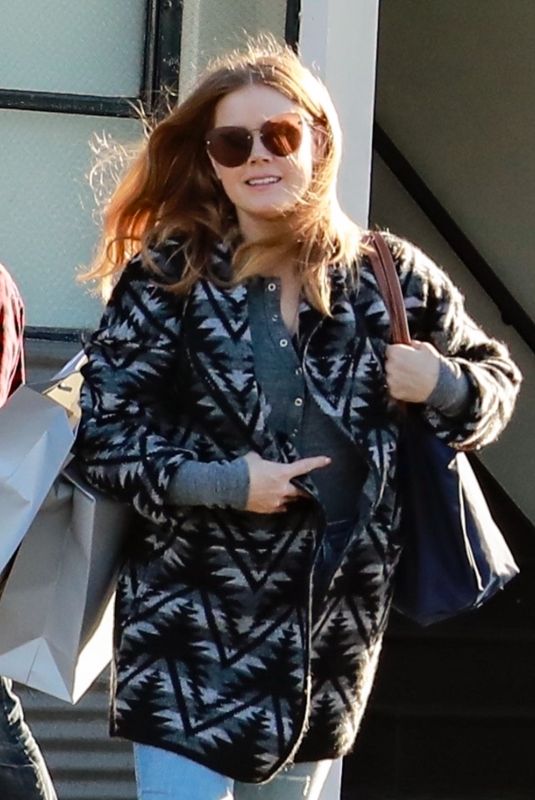 AMY ADAMS Out Shopping in Beverly Hills 11/30/2018