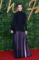 AMY JACKSON at British Fashion Awards in London 12/10/2018