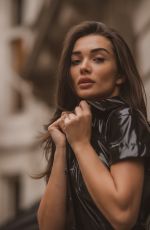 AMY JACKSON on the Set of a Photoshoot in London 12/18/2018