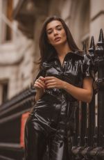 AMY JACKSON on the Set of a Photoshoot in London 12/18/2018