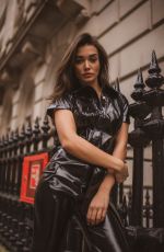 AMY JACKSON on the Set of a Photoshoot in London 12/18/2018