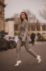 AMY JACKSON on the Set of a Photoshoot in London 12/18/2018