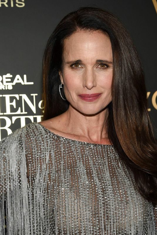 ANDIE MACDOWELL at L’Oreal Paris Women of Worth Celebration in New York 12/05/2018