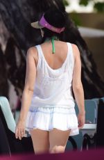 ANDREA CORR in Bikini at a Beach in Barbados 12/24/2018