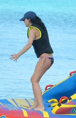 ANDREA CORR in Bikini at a Boat in Barbados 12/20/2018