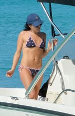 ANDREA CORR in Bikini at a Boat in Barbados 12/20/2018