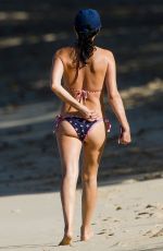 ANDREA CORR in Bikini om the Beach in Barbados 12/20/2018