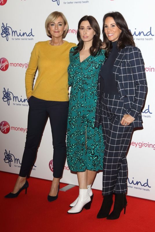 ANDREA MCLEAN, STACEY SOLOMON and JANE MOORE at Virgin Money Giving Mind Media Awards in London 11/29/2018