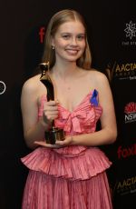 ANGOURI RICE at Aacta Awards Presented by Foxtel in Sydney 12/05/2018