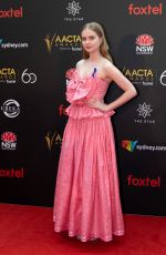ANGOURI RICE at Aacta Awards Presented by Foxtel in Sydney 12/05/2018