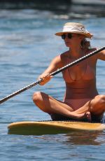 ANNA HEINRICH in Bikini Paddle Boarding in Sydney 12/30/2018
