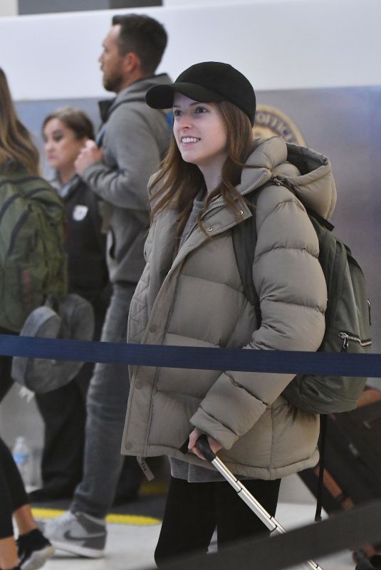 ANNA KENDRICK at Los Angeles International Airport 12/28/2018