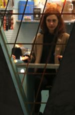 ANNE HATHAWAY Licks Ice Cream on the Set of Modern Love in New York 11/28/2018