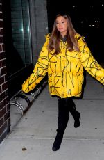 ARIANA GRANDE Arrives at a Recording Studio in New York 12/11/2018