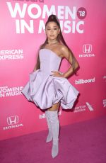 ARIANA GRANDE at Billboard Women in Music 2018 in New York 12/06/2018